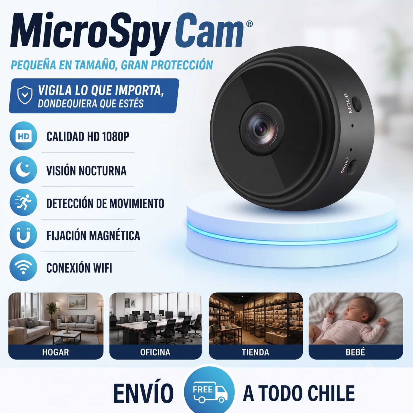 MicroSmart Cam ®️- Vigila desde donde tu quieras