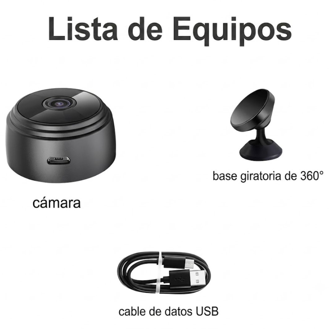 MicroSmart Cam ®️- Vigila desde donde tu quieras