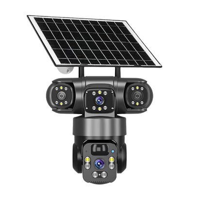 V380 3 Screen 3 Lens WIFI Camera Solar